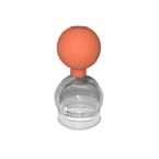 Glasskopp S 25 mm med gummiball