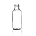 Plastflaske klar 100 ml 50 stk PET