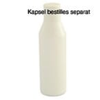 Plastflaske hvit 125 ml 50 stk Billy