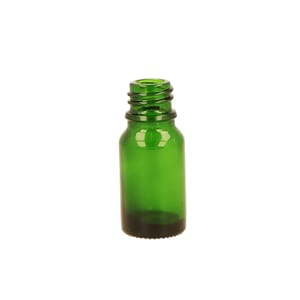 Glassflaske grønn 10 ml DIN 18 mm