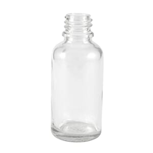 Glassflaske klar 30 ml  DIN 18 mm