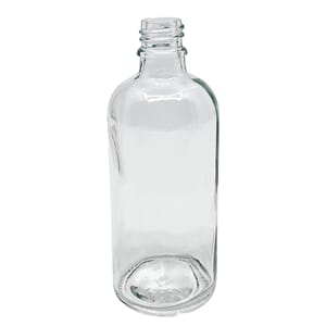 Glassflaske klar 100 ml  DIN 18 mm