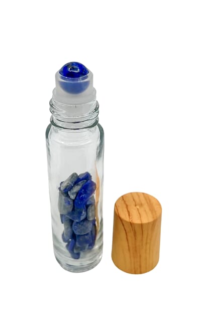 0860 flaske med stein blå1 uten kork_1.jpg