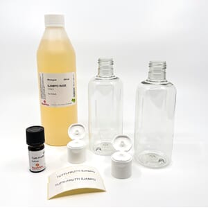 Bland selv Tutti-Frutti sjampo