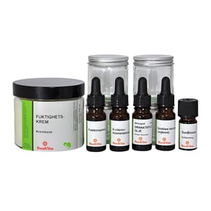 Bland selv pakke fuktighetskrem m/virkestoffer