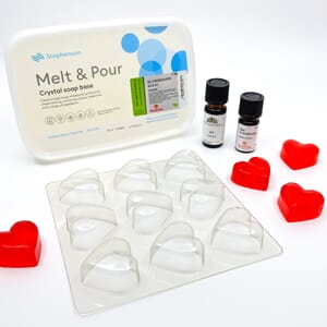 Såpepakke hjerter m/juleduft