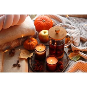 Lyspakke duftlys Eple