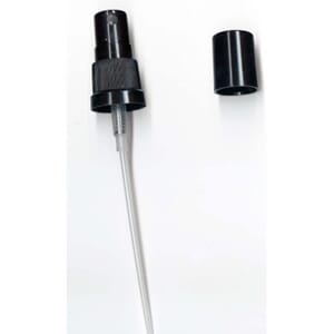 Spray til 10/30/50/100 ml glassflaske 18 mm