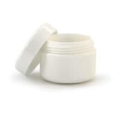 Plastkrukke hvit 15 ml  Venus