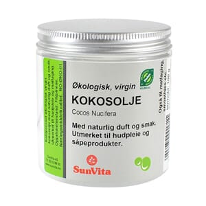 Kokosolje økologisk DEBIO kaldpresset m/naturlig duft