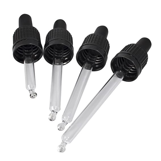 Pipette 30 ml m/låsering DIN 18 mm glassflaske