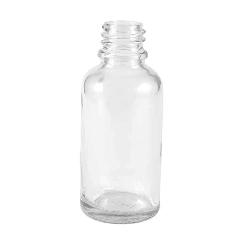 Glassflaske klar 30 ml DIN 18 mm