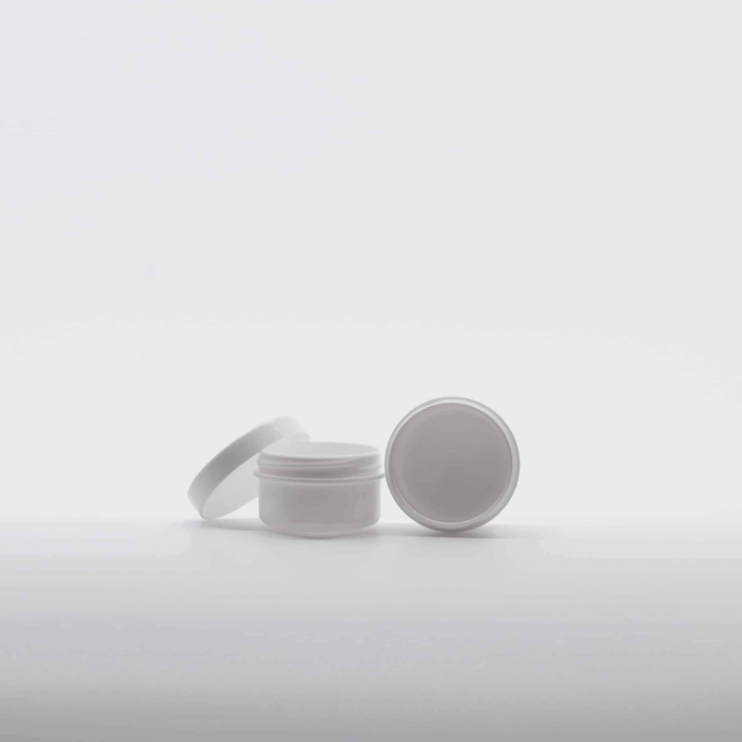 Plastkrukke hvit 5 ml Billy
