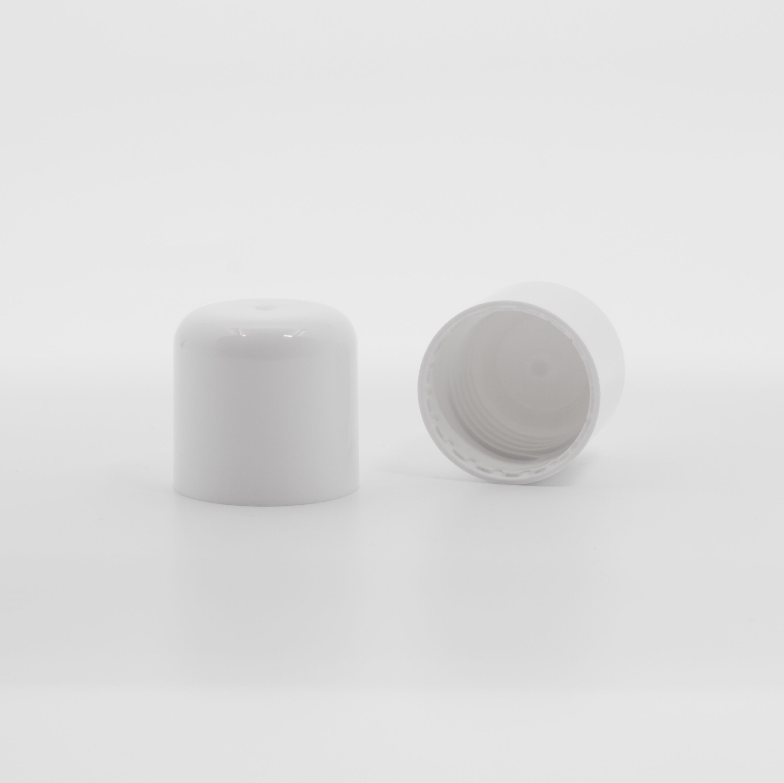 Kapsel hvit til 100 ml PET 24 mm
