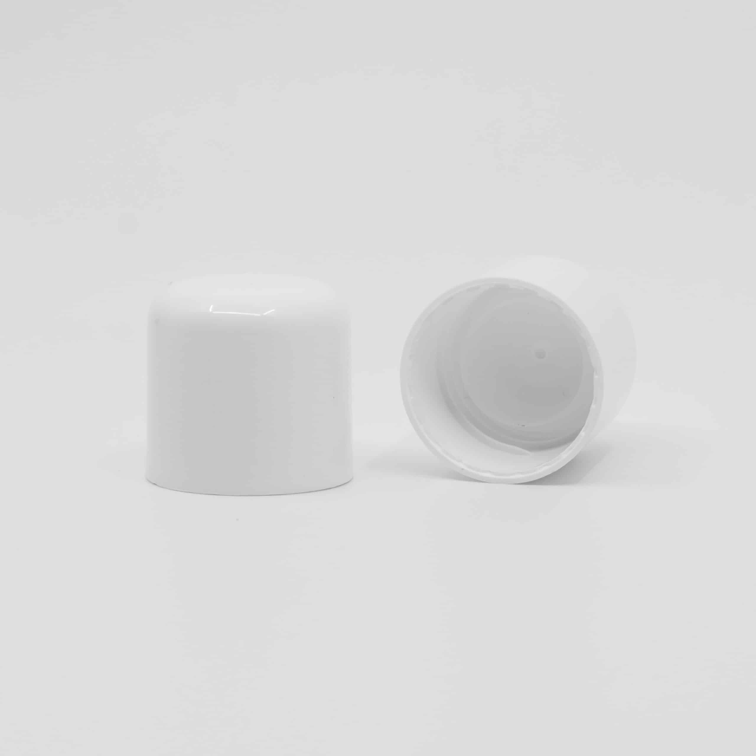 Kapsel hvit til 250 ml PET 1 stk 28 mm